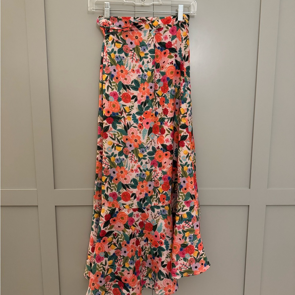 Summersalt Beach to Brunch Floral wrap Skirt - Picture 2 of 5